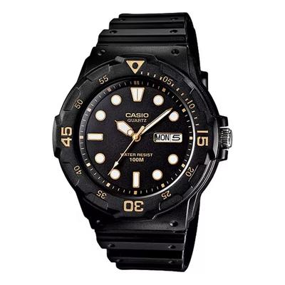 Casio Standard MRW-200H-1EV Quartz Men's Watch Black Gold Overseas Model
