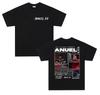 Rapper ANUEL AA Real Hastala Muerte Tour 2025 New Album T Shirt Unisex Retro Hip Hop Fashion Cotton Short Sleeve Tshirt Streetwear