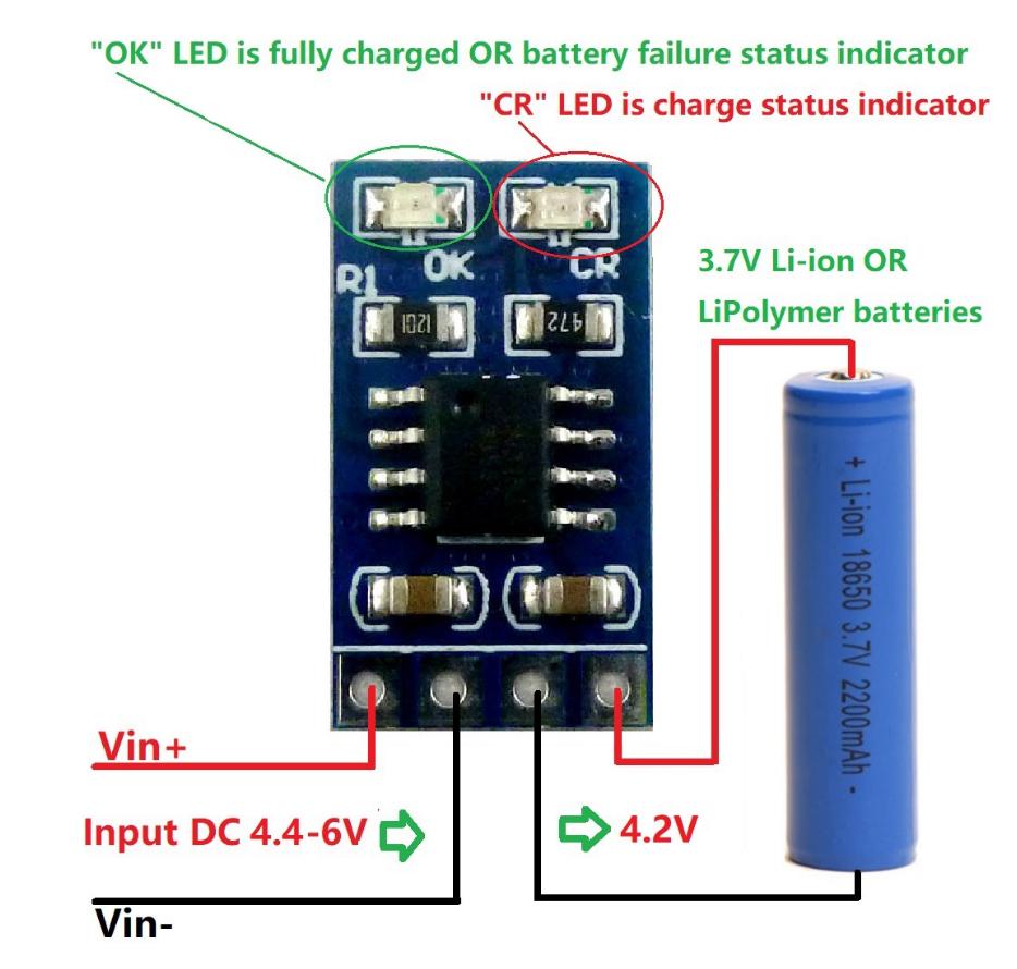 1A 1.1V 1.7V 18611 LiPo Li-ion Lithium-Akku-Ladegerätemodul MPPT Solar-Laderegler SD11CRMA Solarpanel-Akkuladung