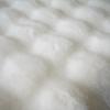 Soft Living Room Rug with Bubble Relief White 160x230