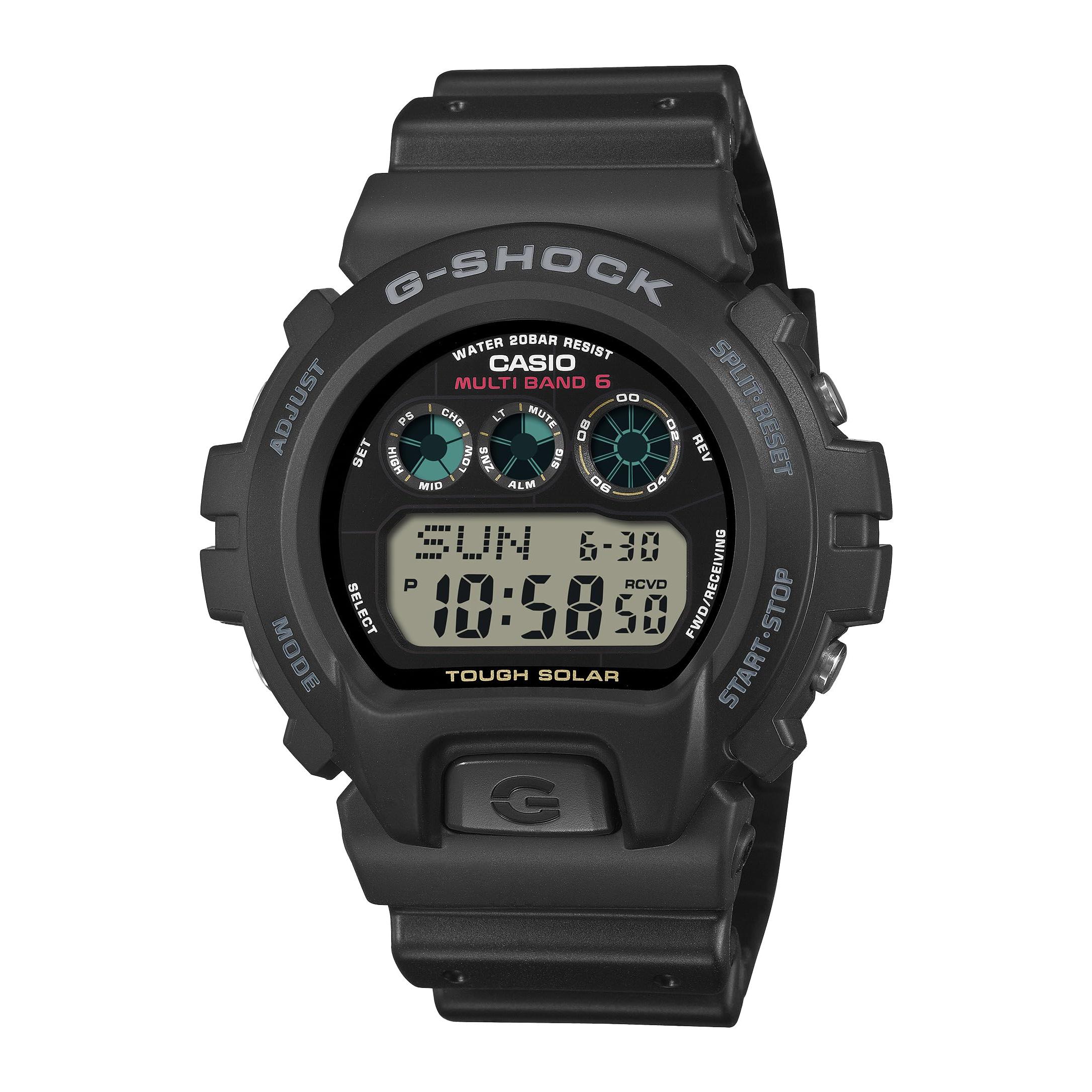 Casio Мужские часы G-Shock GW-6900U-1JF Черные | Tough Solar Радиоуправляемые | Аутентичная японская модель