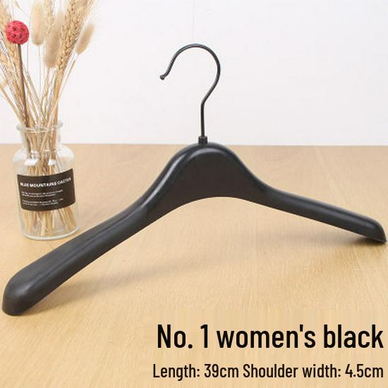 

Wide Shoulder Non-Slip Plastic Hanger for Women s Clothing Store 10 pieces