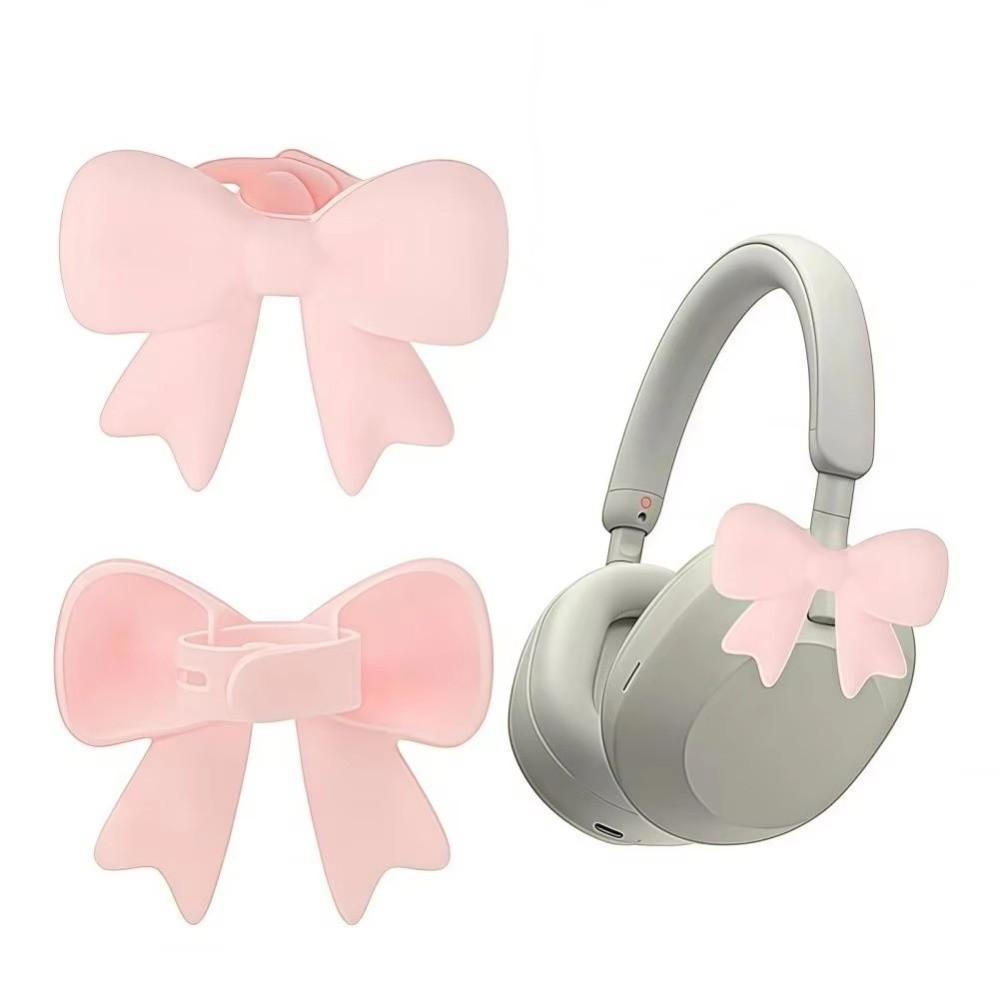 Creative Headphone Clip Decor DIY 3D Bows Decor for Earphone Earphone Accessories
