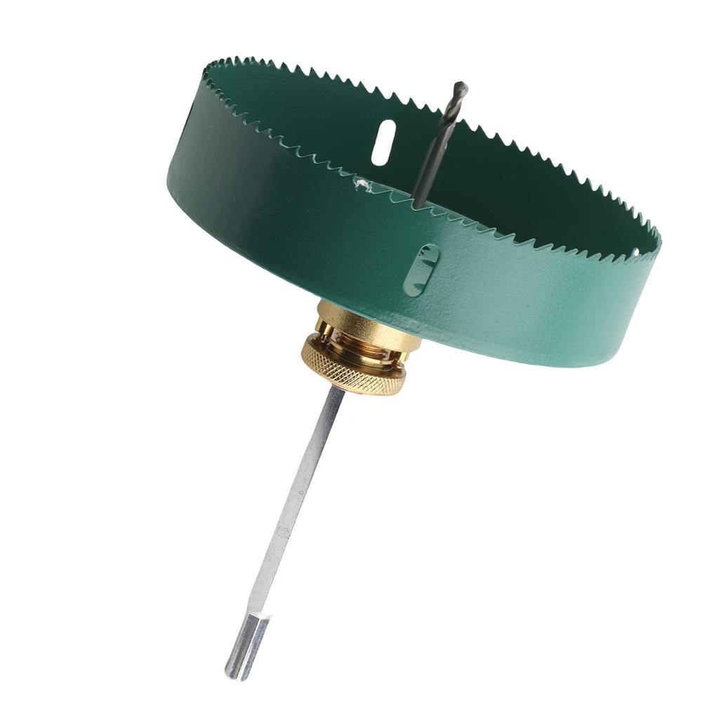 Hole Saw Kit Quick Release Hole Opener with Drill Bit 160mm Dust Cover For Downlight Plasterboard
