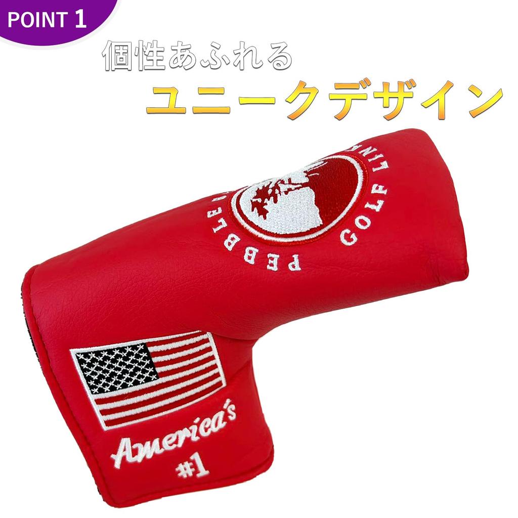 Putter Cover Head Cover Compatible with Scotty Cameron Odyssey Velcro