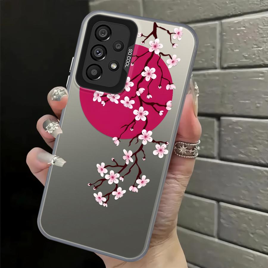 

Bamboo Flower Art Case for Samsung Galaxy A51 A52 A71 A06 A07 A72 A03 A10 A20 A56 A50 A04 A05 A54 Back Phone Cover Galaxy A56 5G