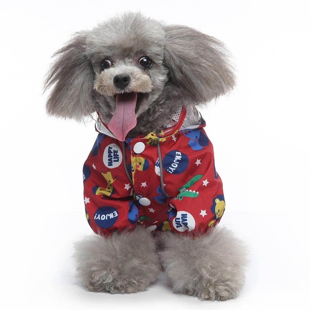 Full Belly Wrap Pet Rainwear Foot Cover Integrated Dog Poncho Pet Rain Coat  Rainy Day Outdoor Trip