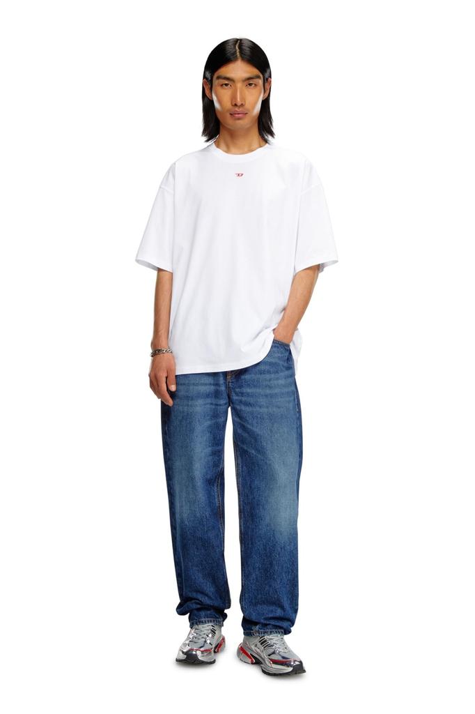 Diesel With One Point A149290GRAI L White 100 Men's T-shirt
