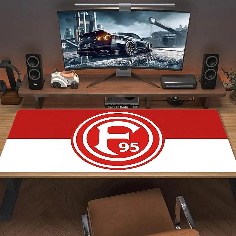 Tappetino per Mouse Colore Fortuna Düsseldorf Grande Cuscino per Tavolo da Gioco Antiscivolo Laptop Tablet Mousepad Grande Tappetino XXL Mini PC Tappetino da Gioco Con bordo bloccato
