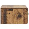 Wall Mounted Nightstand Reclaimed Wood 49 x 34.5 x 20 cm