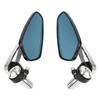 7/8" 22mm CNC Motorcycle Rearview Mirrors Universal Clear Glass Scooter Bar End Handlebar Mirror Rear View Mirror Accessories