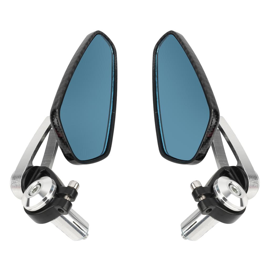 7/8" 22mm CNC Motorcycle Rearview Mirrors Universal Clear Glass Scooter Bar End Handlebar Mirror Rear View Mirror Accessories