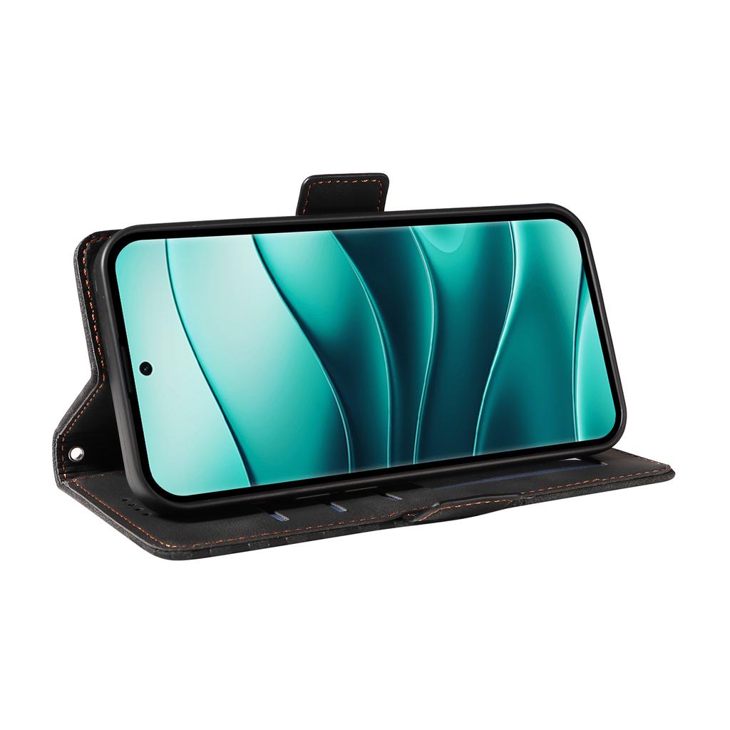 For Xiaomi Redmi Note 14 Pro+ 5G/Note 14 Pro 5G/Poco X7 5G Case PU Leather Phone Cover Rhombus Starry Imprinted