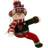 Christmas Curtain Clips, Cartoon Christmas Doll Window Decorations, Bedroom Curtain Hooks, Home Decoration Accessories