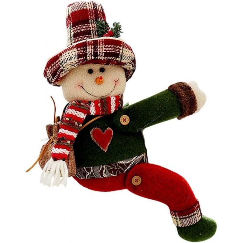 Christmas Curtain Clips, Cartoon Christmas Doll Window Decorations, Bedroom Curtain Hooks, Home Decoration Accessories