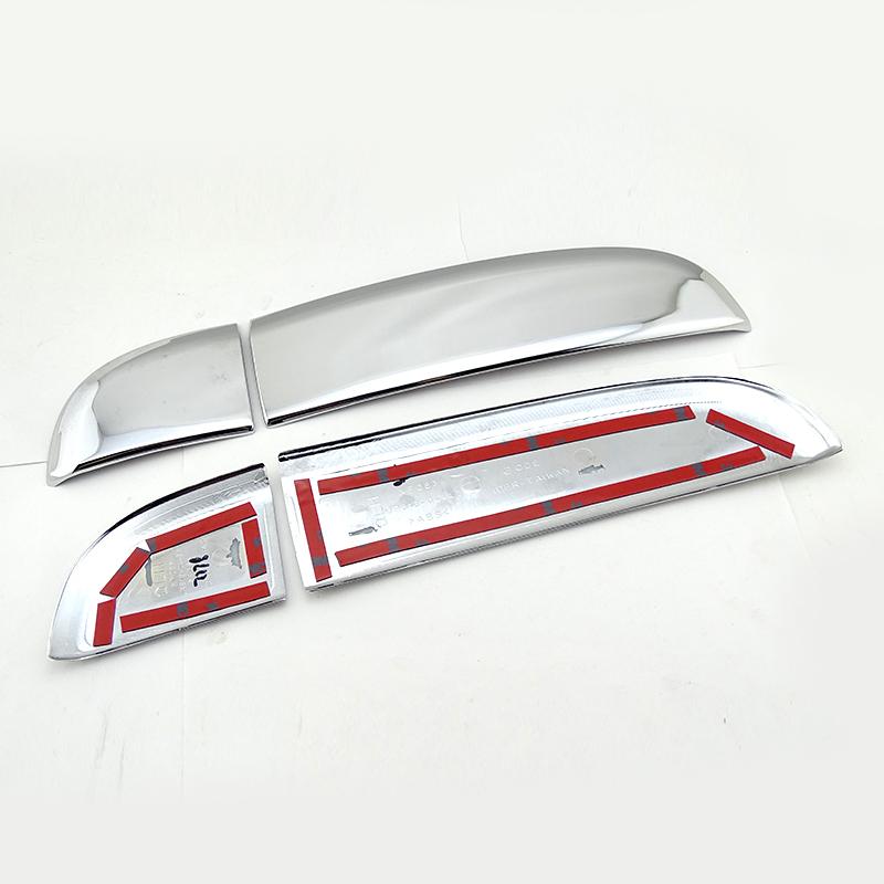 A Pair Car Exterior Front Chrome Side Air Vent Outlet Cover Trim Side Fender Shark Shell Caps for Jaguar XF XFR X250 08-11