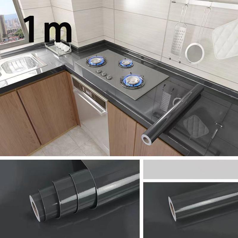 Kitchen and living room decoration wallpaper waterproof and oil resistant 0.4m wide PVC sticker