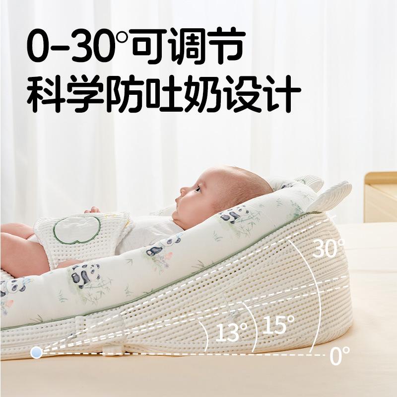 Bett-im-Bett Baby-Schrägkissen 2-in-1 Anti-Erbrechen und Anti-Kolik Schrägkissen Baby Bionisches Mittelbett Liegende Fütterungswerkzeug
