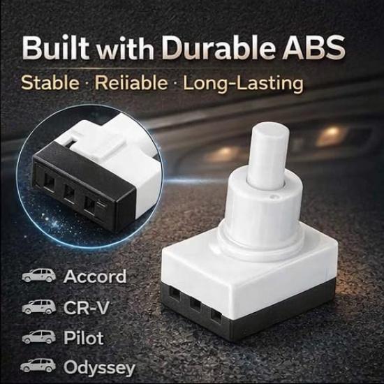 KIMISS Dome Lamp Switch Kit, Interior Light Switch 34404‑SDA‑A21 on Off Replacement Fit for CR‑V (2Pcs)