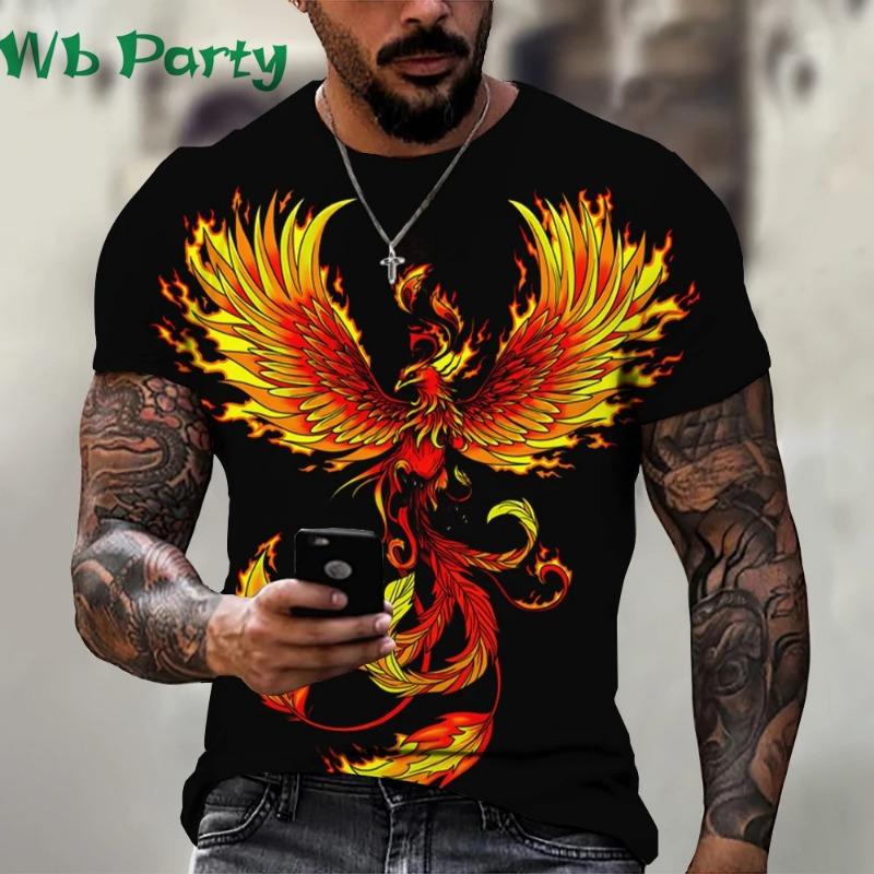 3D Printed Japanese Ninja T Shirt For Men Warrior Pattern Tees Summer Harajuku Loose Round Neck Tops Short Sleeves Kids T-Shirts