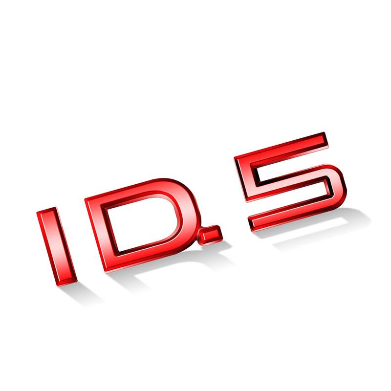 Für ID.3 ID.4 ID.5 ID.6 Schriftzug Emblem ID Serie GTX ID.4X Crozz ID.6X EV Auto Metallabzeichen Logo Karosserie Aufkleber Heckaufkleber