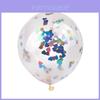 Globo de Confeti Vibrante de 12" Látex Helio Perfecto Para Cumpleaños Bodas Fiestas Memorables