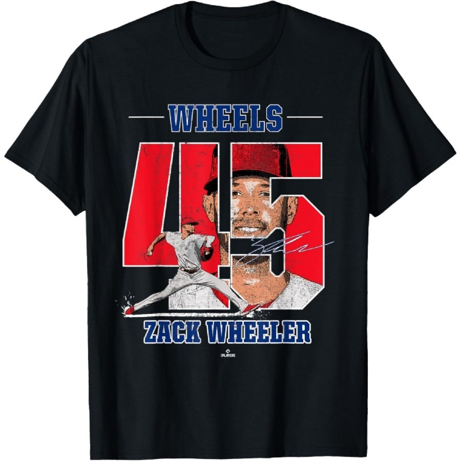 Wheels-Zack Wheeler Zack Wheeler Philadelphia MLBPA T-Shirt XXXXXL разноцветный