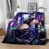Arcano: Coperte con stampa di cartoni animati di League of Legends per tenersi al caldo, morbide e confortevoli, per casa, viaggio, letto, regalo di compleanno