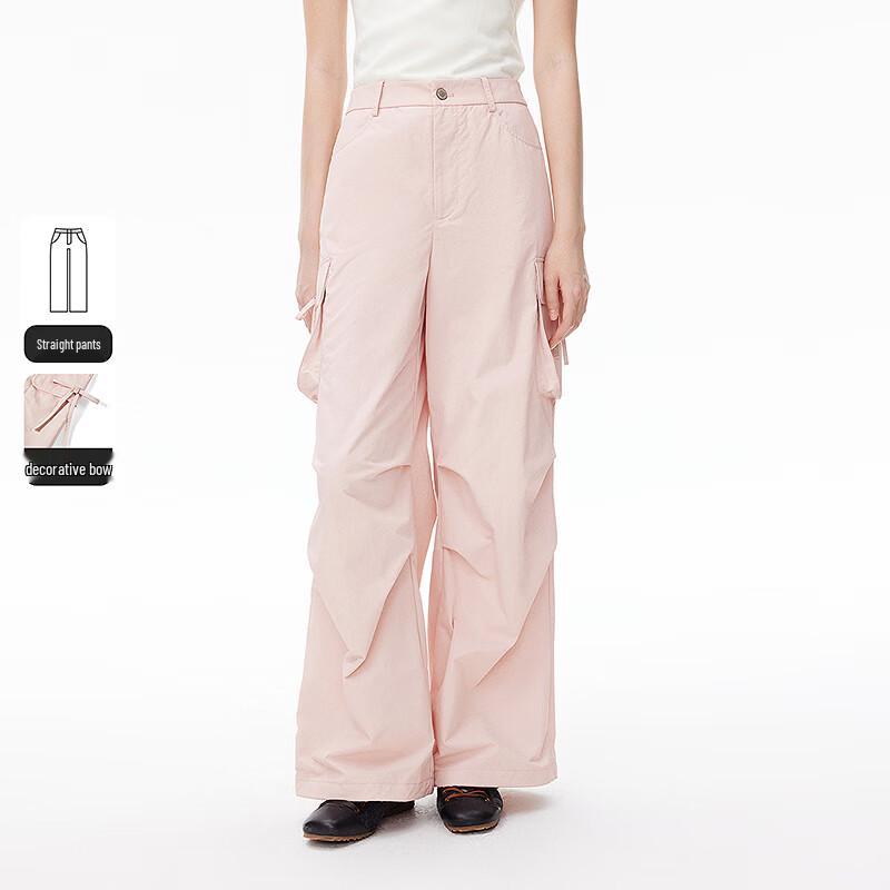 LEDING High-Waist Drawstring Cargo Pants XS