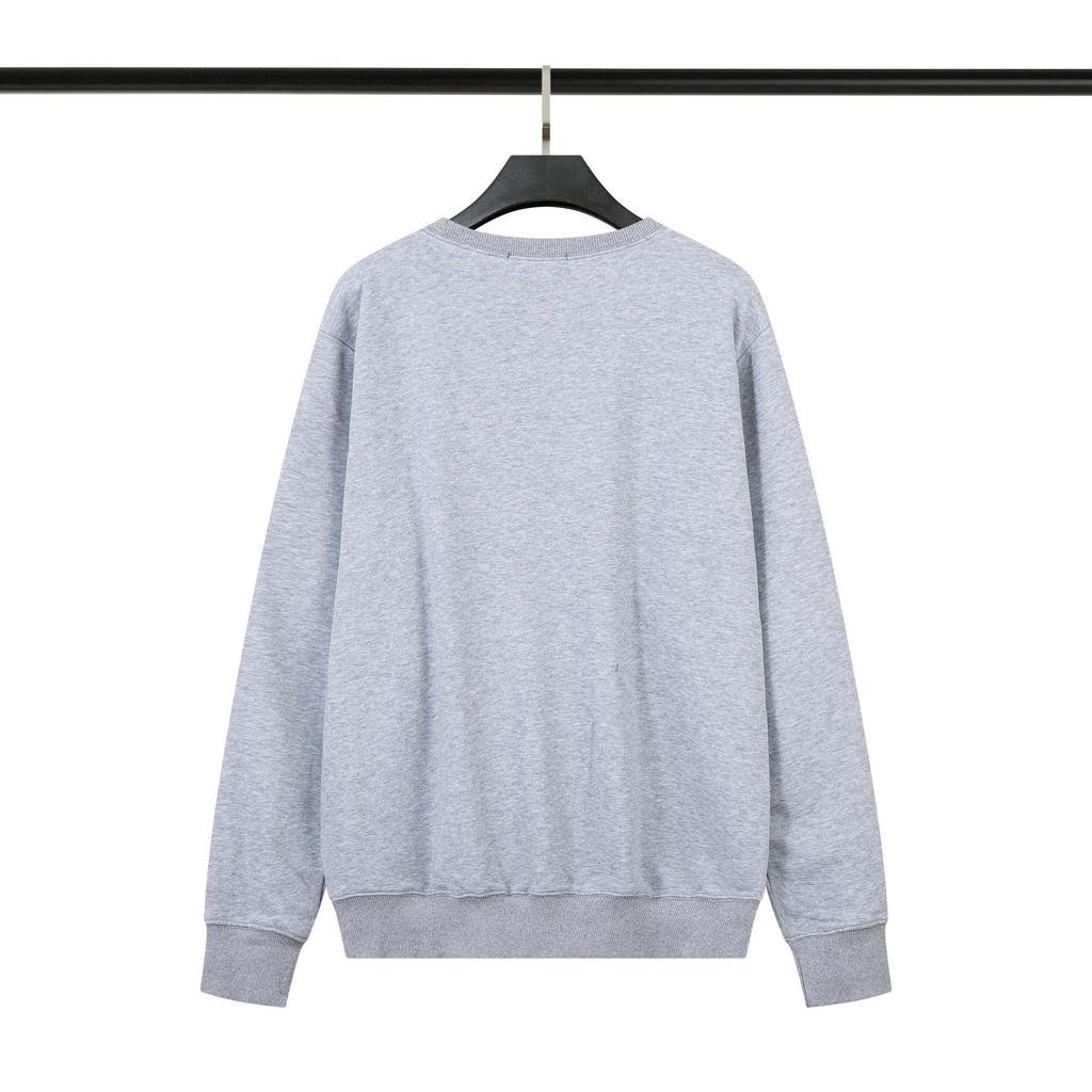 Cross ClassicSTONE Solid Round Neck Badge Long Sleeve Unisex Hoodie