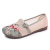 Beijing cloth shoes women's flat shoes soft sole comfortable embroidered shoes Hanfu shoes old single shoes