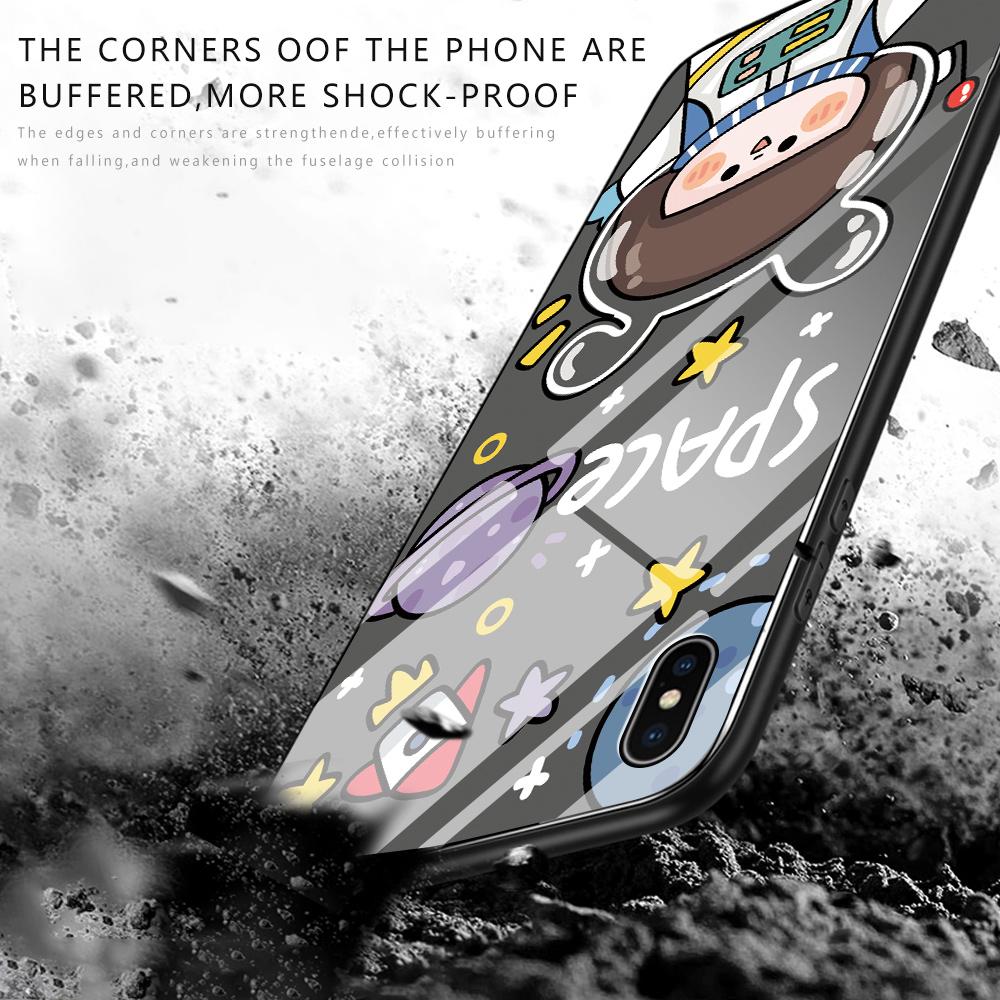 Tempered Glass Phone Case For OPPO Reno13 Reno14 Realme 11 12Pro 14 GTNeo6 C21Y C53 C75 OnePlus Nord2 NordCE3Lite Soft Edge Shockproof Smooth Shell