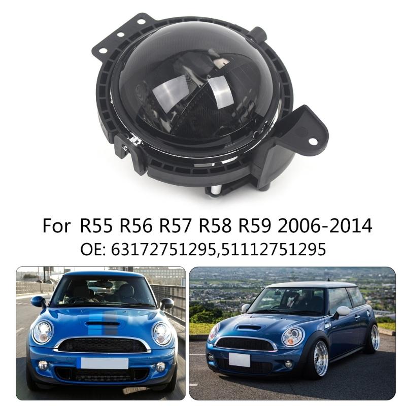 Front Bumper Fog Light Cover Protective Housing Case For R55 R56 R57 R58 R59 63172751295 51112751295 Easy Installation
