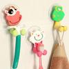Charming Animal Family Suction Cup Toothbrush Holder