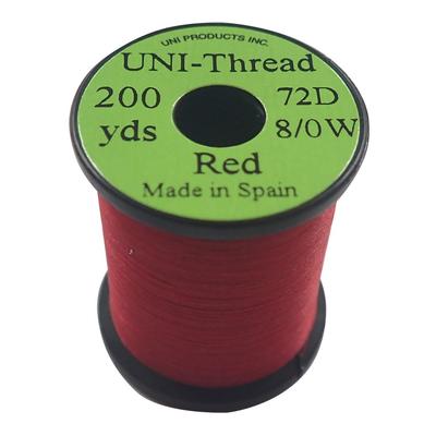 TIEMCO UNI Thread 200 Yards Red Fly Tying Line 8/0