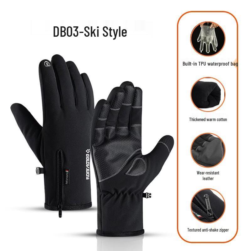 Winter Cycling & Skiing Touchscreen Warm Fleece Gloves