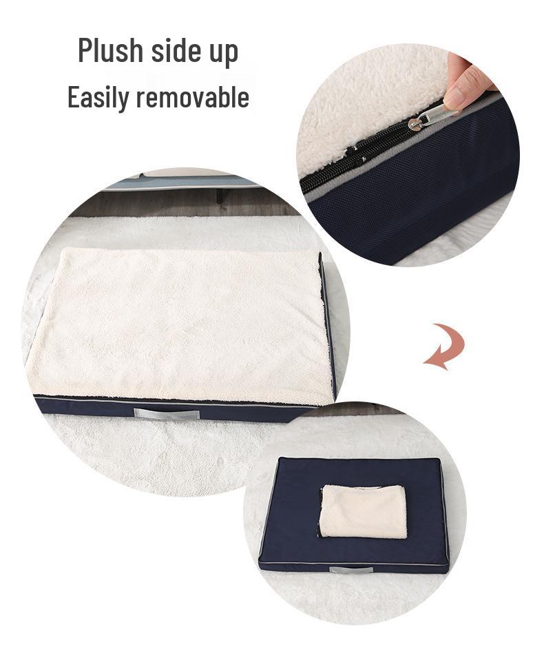 Waterproof Memory Foam Pet Bed: Removable & Washable Pad for Dogs & Cats - Ideal for Large Breeds In Autumn/Winter