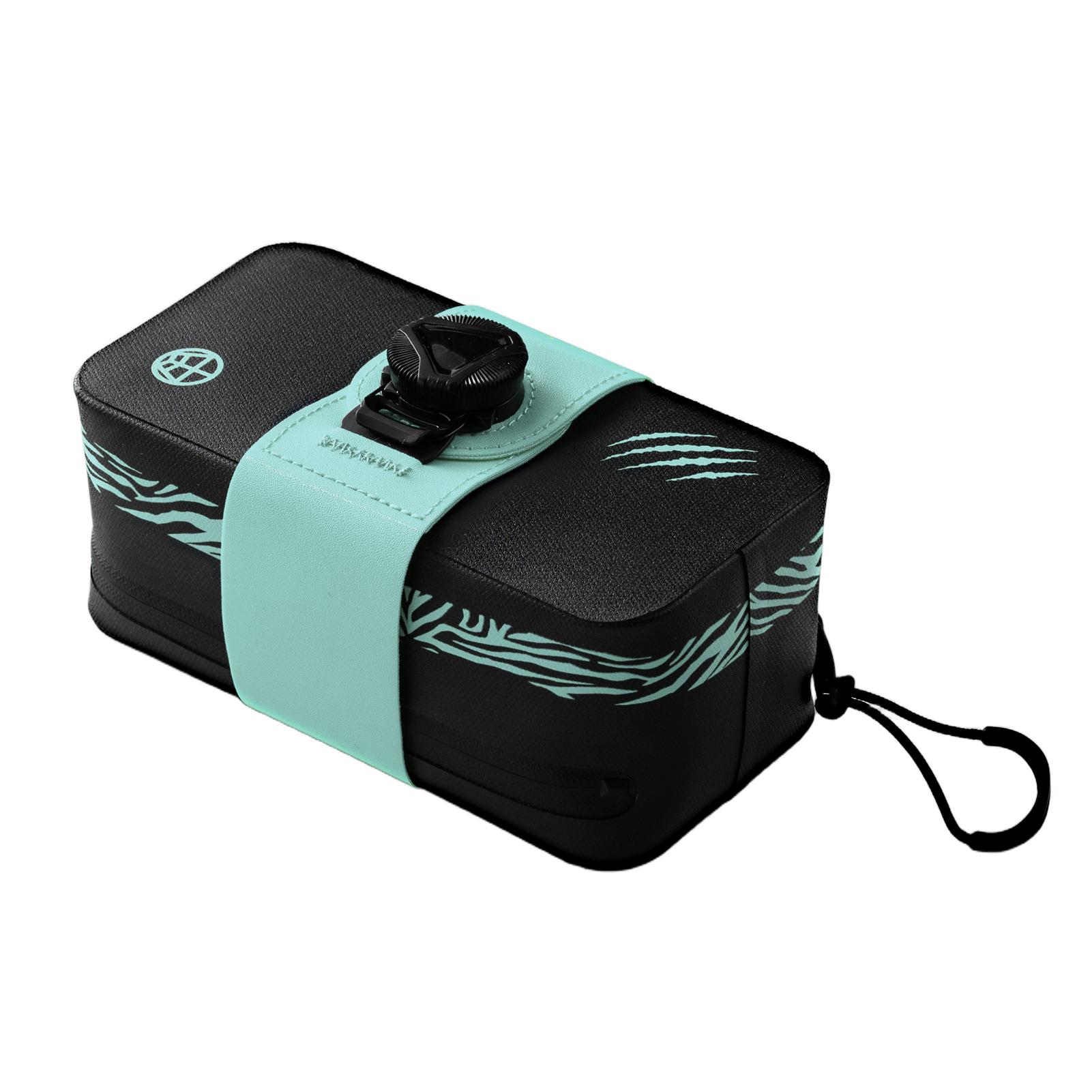 

OFFBONDAGE Bicycle Saddle Bag Lightweight Compact Large Capacity Portable Tail Bag Waterproof cycling Seat Bag Bike Accessories синій