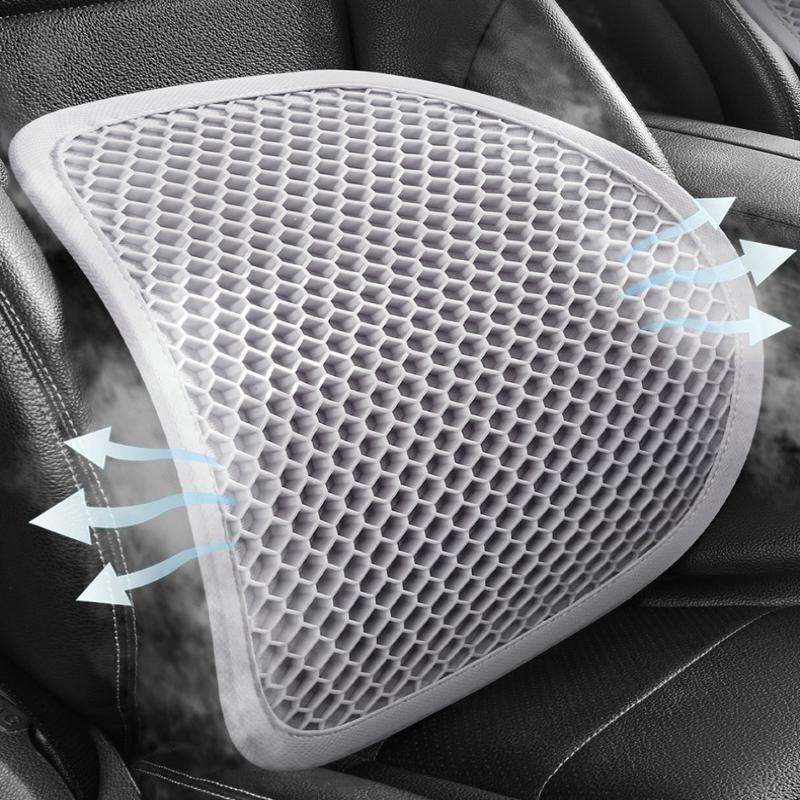 1/2Pcs Honeycomb Design Gel Cushion Breathable, Soft And Easy To Clean Provides Comfortable Support Elastic Gel Car Seat Cushion