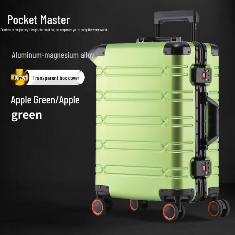 DXZHB60 Aluminum-Magnesium Alloy Spinner Luggage 20 inches