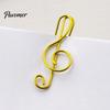 Artistic Paper Holders Musical Note Clips, Colorful Metal Treble Clef Decorative Portable Desktop Storage Fasteners, Creative Bookmarks for