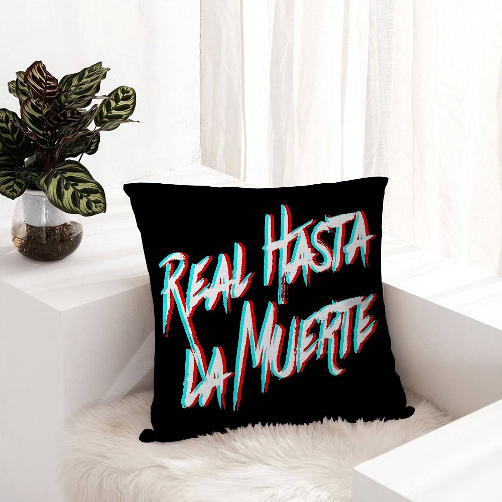 Classic Rapper Anuel AA Music Cushion Cover Pillowcase Upholstery Sofa Throw Pillow Home Decor Pillowcas