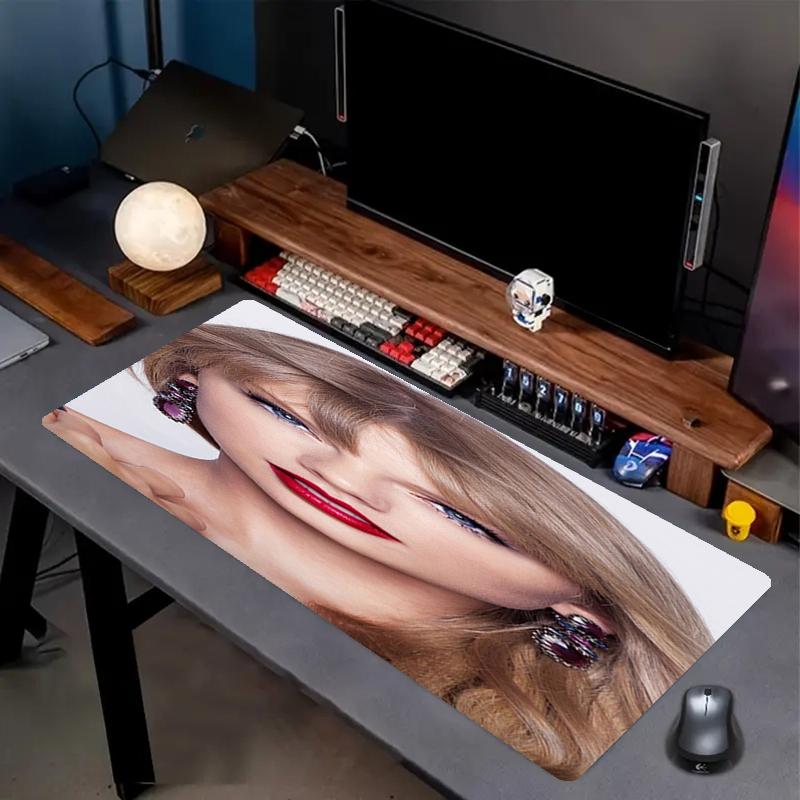 Taylor Theme Mouse Pad, Non Slip Rubber Base, Multifunctional Office & Home Decor, Perfect for Workspace Personalization.