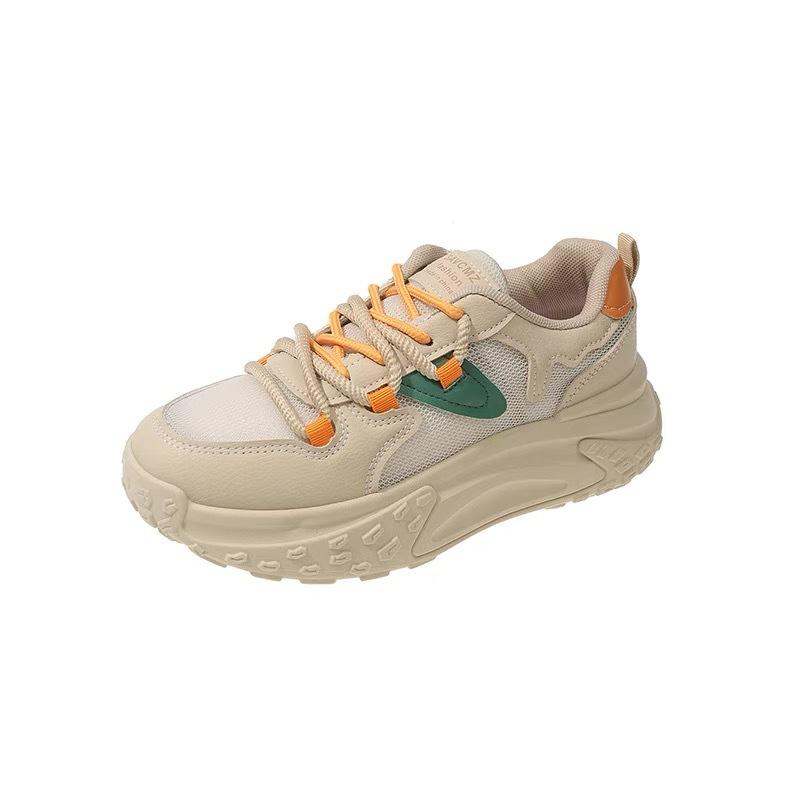 Daddy shoes women's 2025 new spring and summer women's shoes versatile and popular mesh platform casual sports shoes