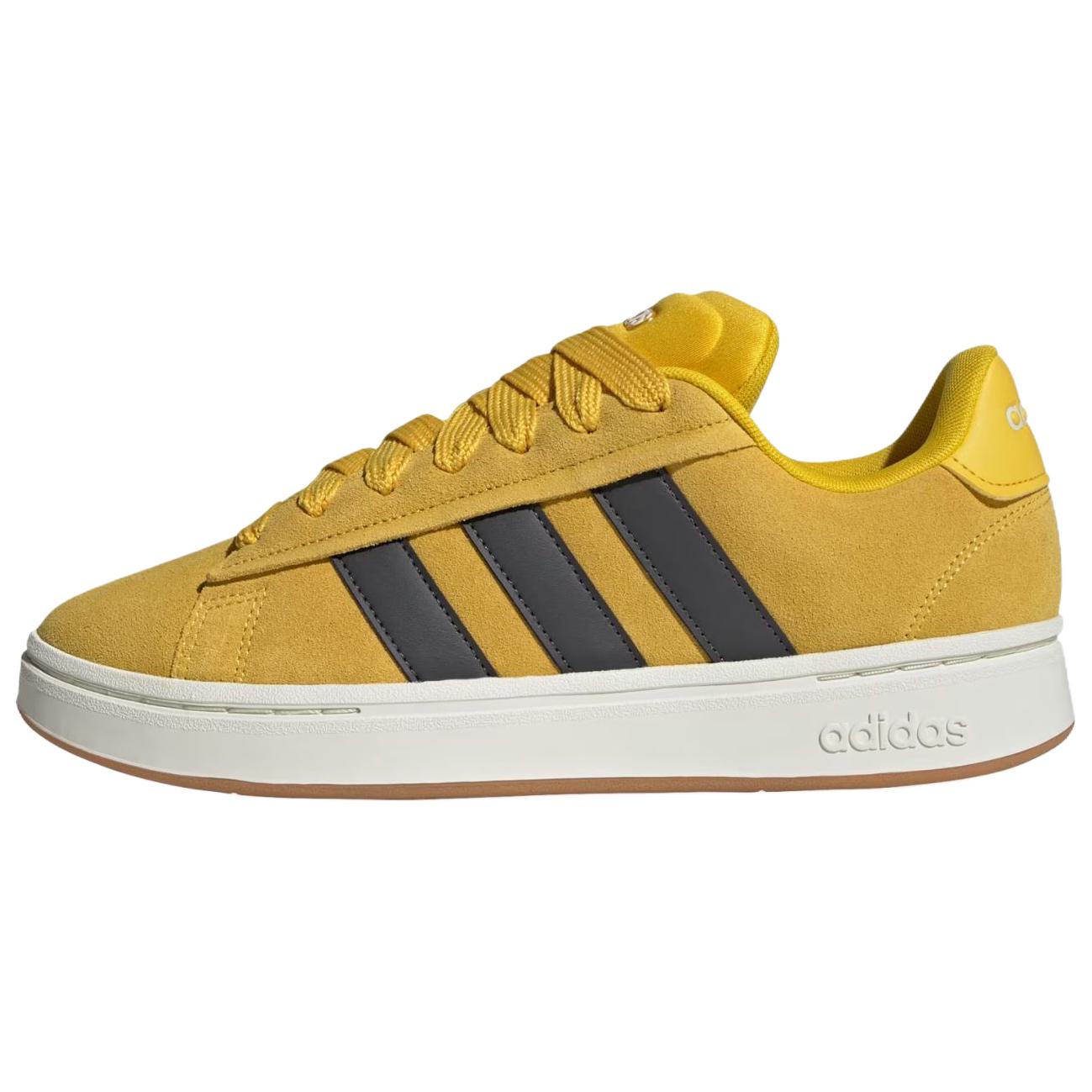 Adidas Grand Court Alpha Мягкие Удобные Низкие Скейт-Кеды Мужские Кроссовки Желтые JI1711 43⅓