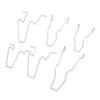 5ZHSFULLKIT 6PCS Steel Headlamp Headlight Dip Dipped Beam Head Lamp Bulb Retaining Spring Clip Clamp for H1 H3 H4 H7