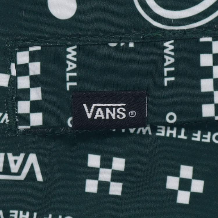 Vans All Over Floral Print Hooded Down Jacket Men Outerwear Green VN0A5F74CX9