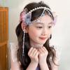 Exquisite Bowknot Headband Elastic Princess Hair Hoop Sweet Headdress  For Children