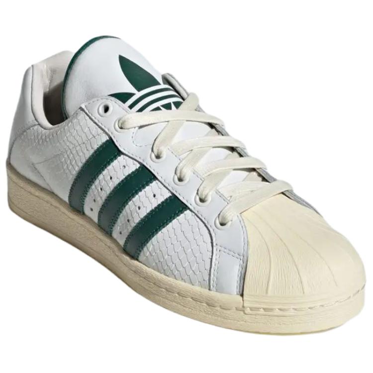 Adidas Originals Ultrastar Skateboard Shoes Unisex White Green KJ4359