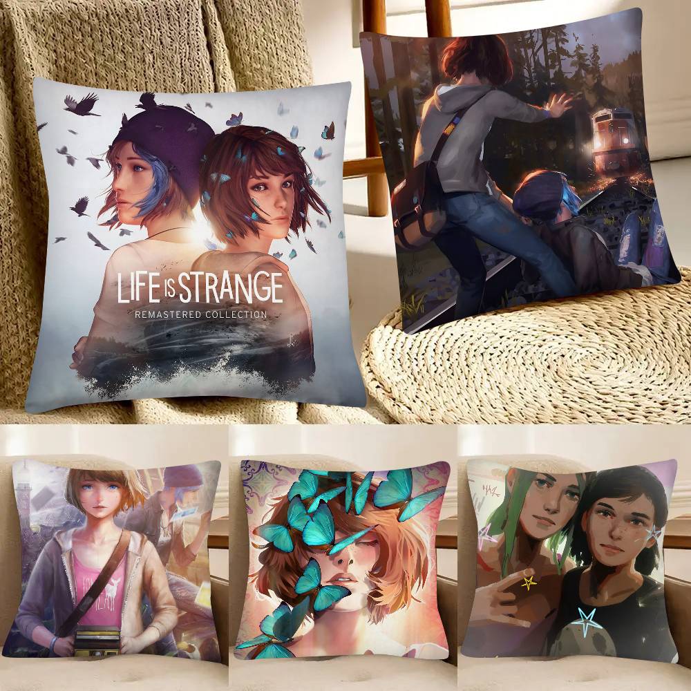 Game Life Is Strange Pillow Case Fashion Square Pillowcase Bedroom Sofa Room Ins Decoration Leisure